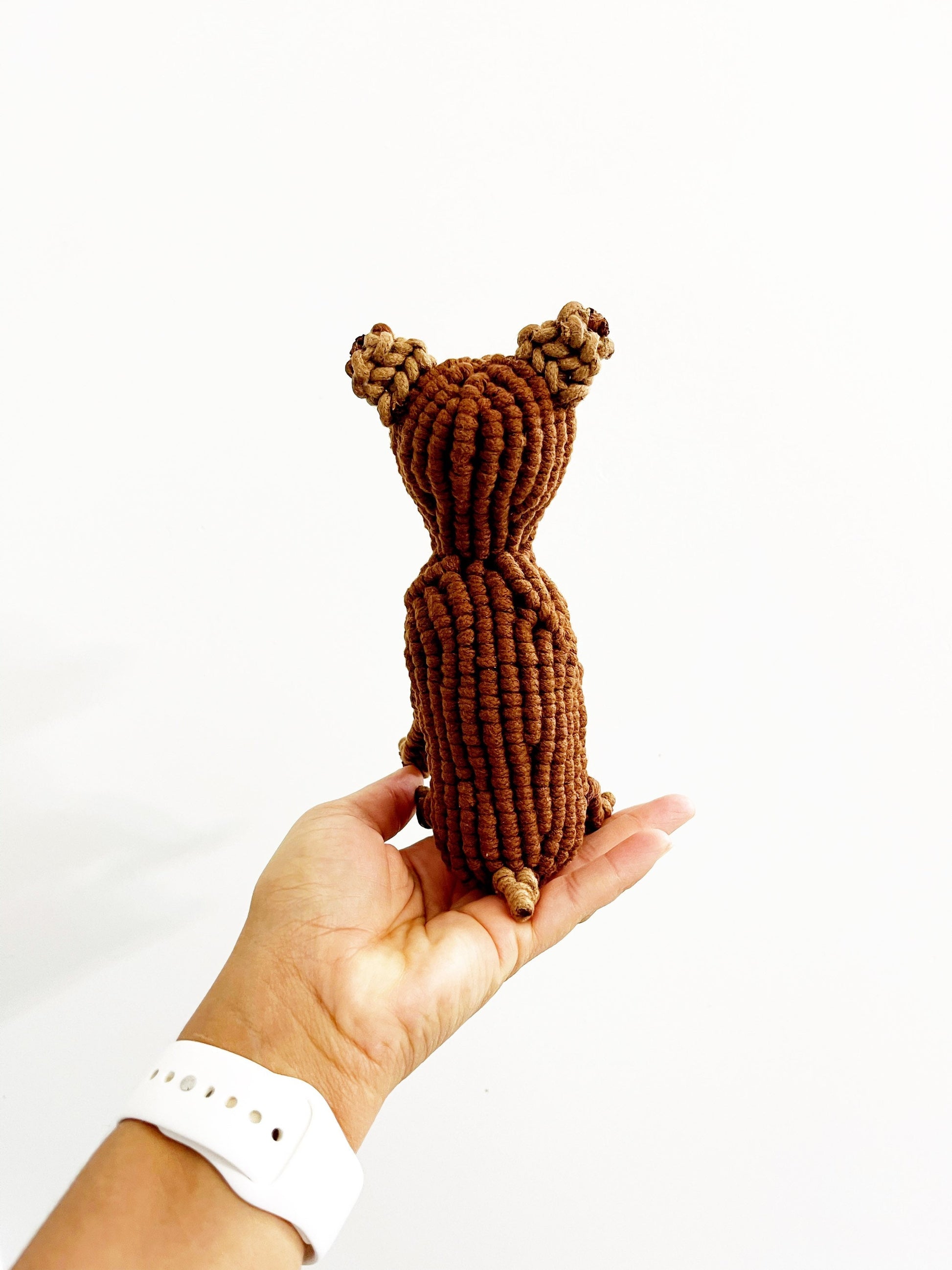 Macrame Dog/Dog 3D Sculptures/Fiber Sculpture/3D Dog/ Dog Art