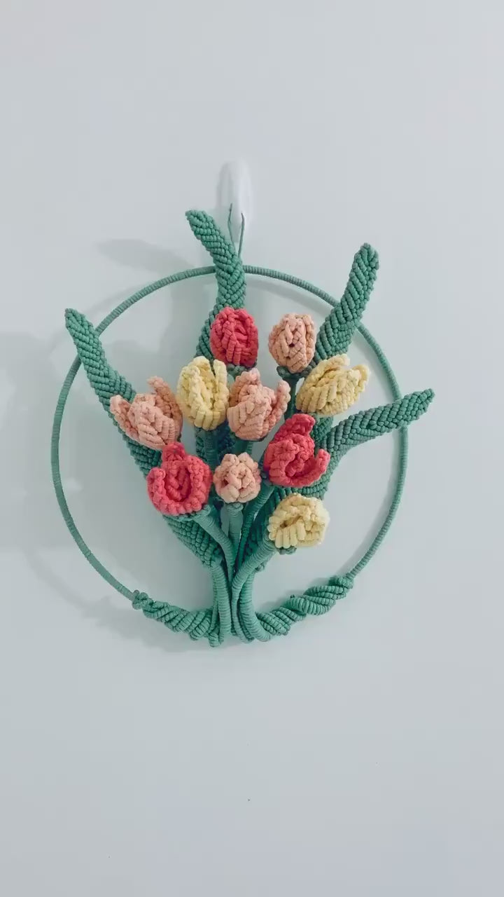 Commission only // Macrame Tulips