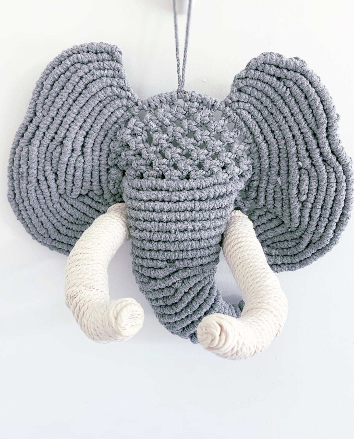 Commission only /// Macrame Elephant