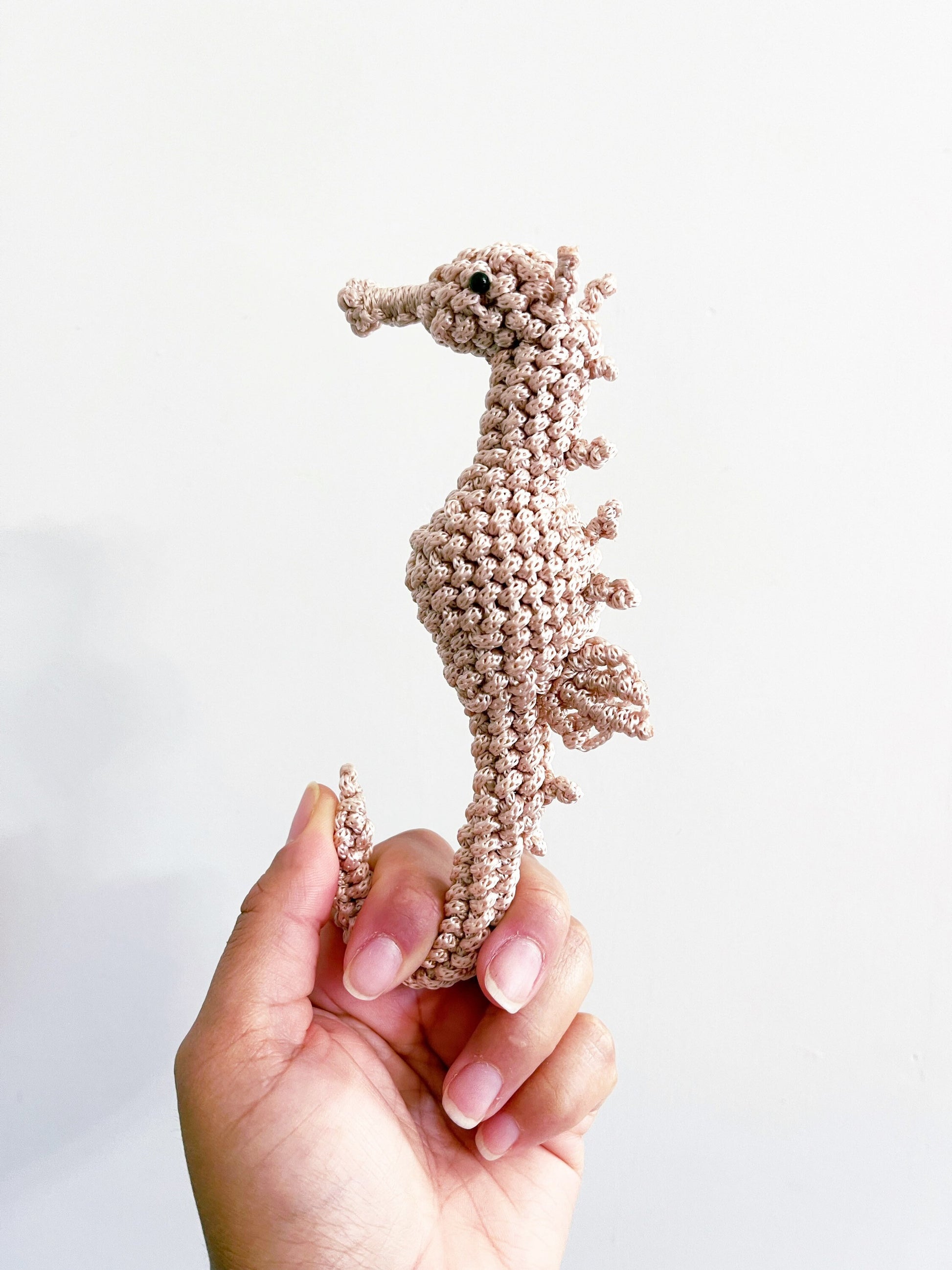 COMMISSION ONLY/ leafy sea dragon/ common seahorse //Macrame art/ macrame sea dragon