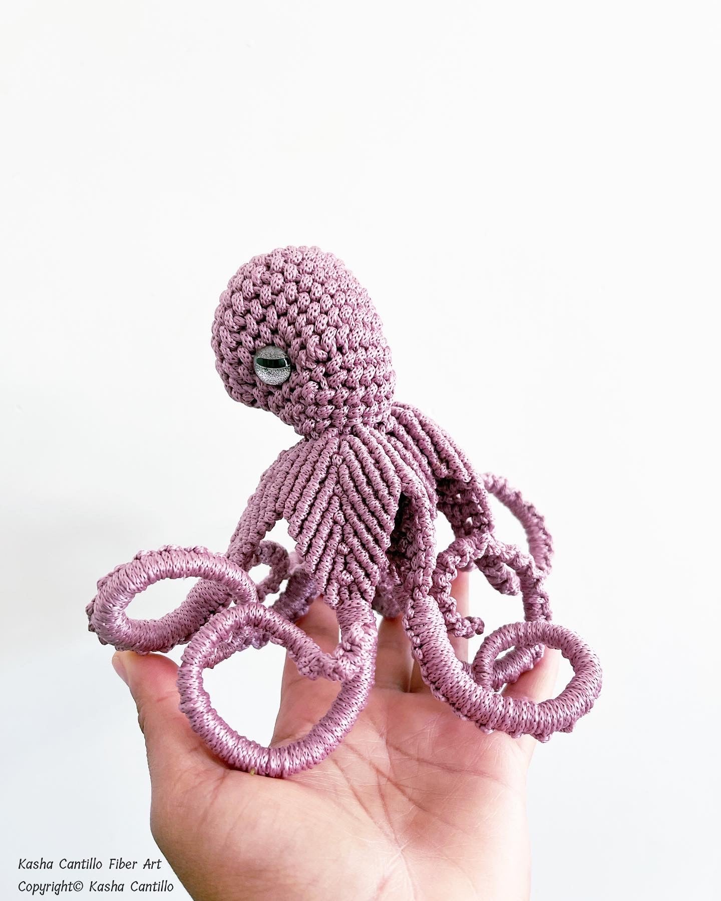 Commission only//Octopus Art/Large Octopus Cotton sculpture/ Fiber Sculpture octopus/Octopus wall art